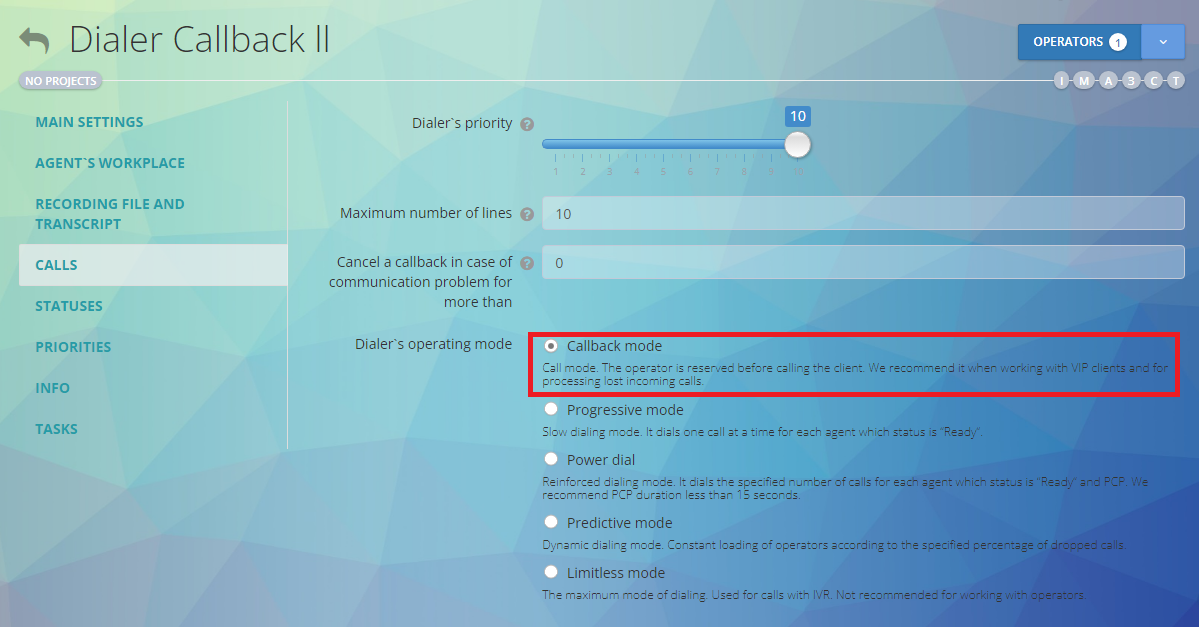 Auto-llamada de Callback para llamadas perdidas