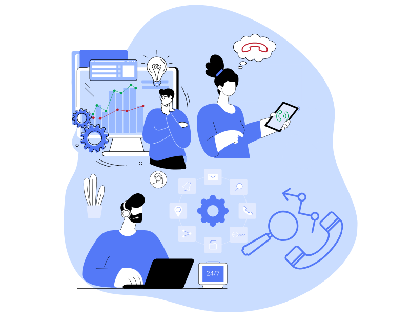 Llamadas entrantes en el centro de contacto: ¿Por qué los clientes cuelgan?