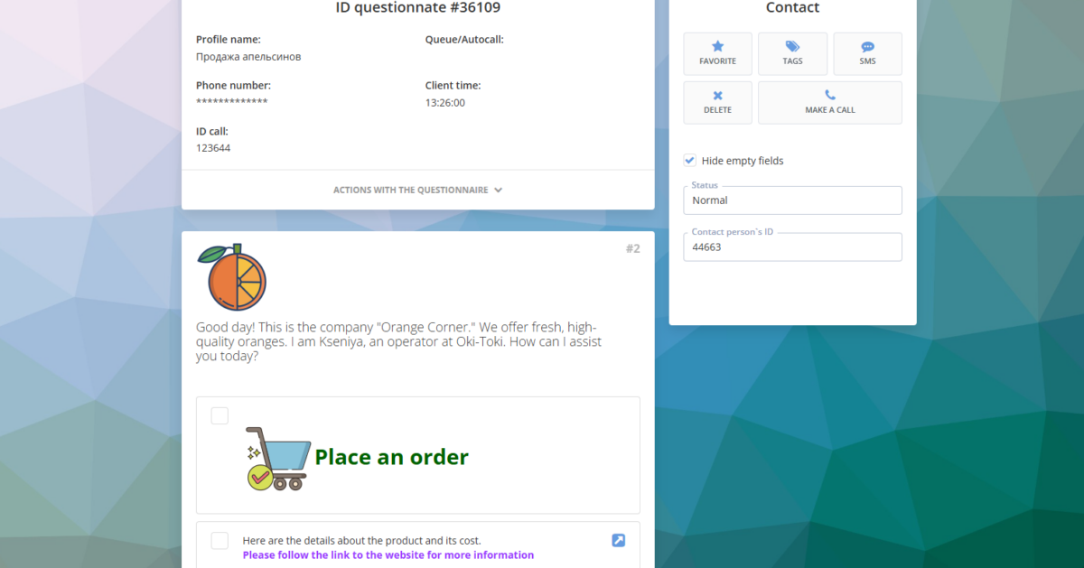 Formulario CRM