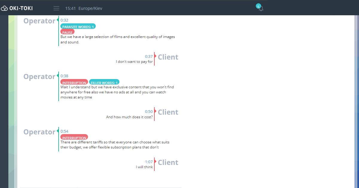 Transcripción bilateral