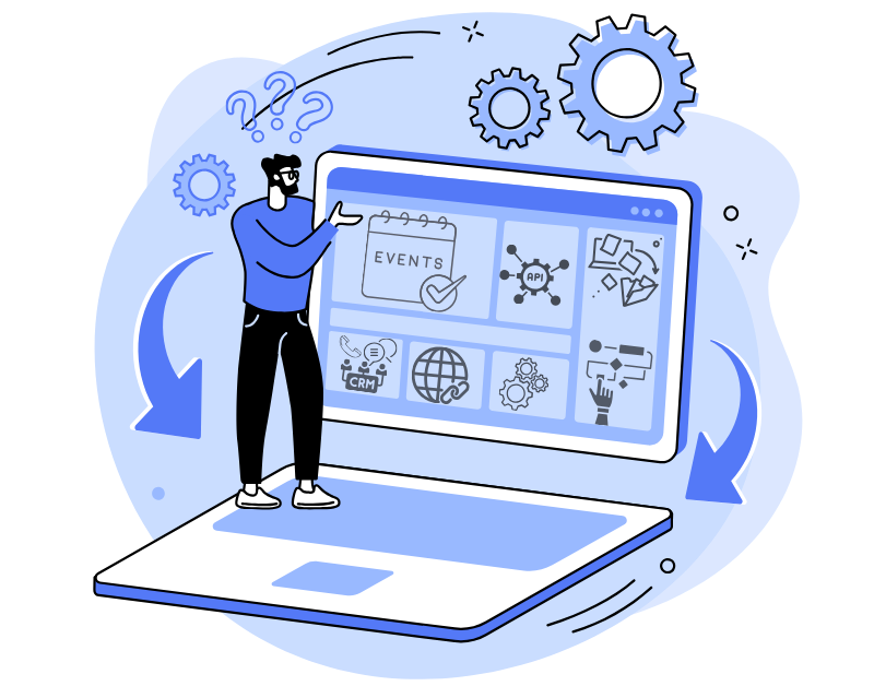Eventos, webhooks e integraciones en Oki-Toki